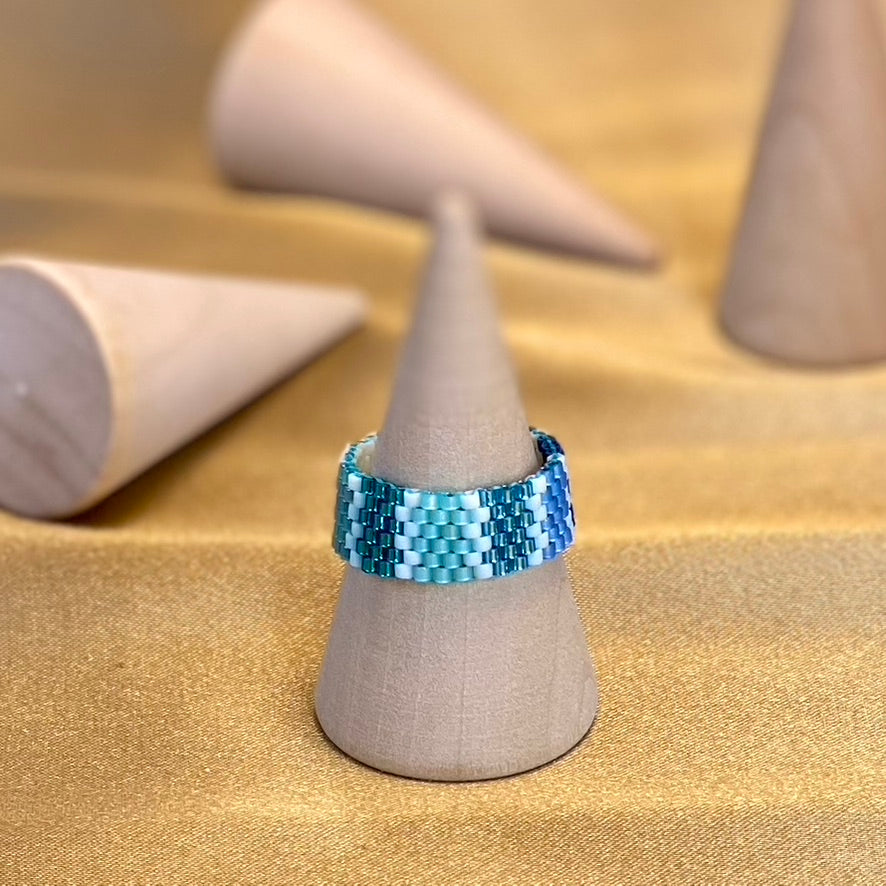 Anello Gaudì - verdeazzurro