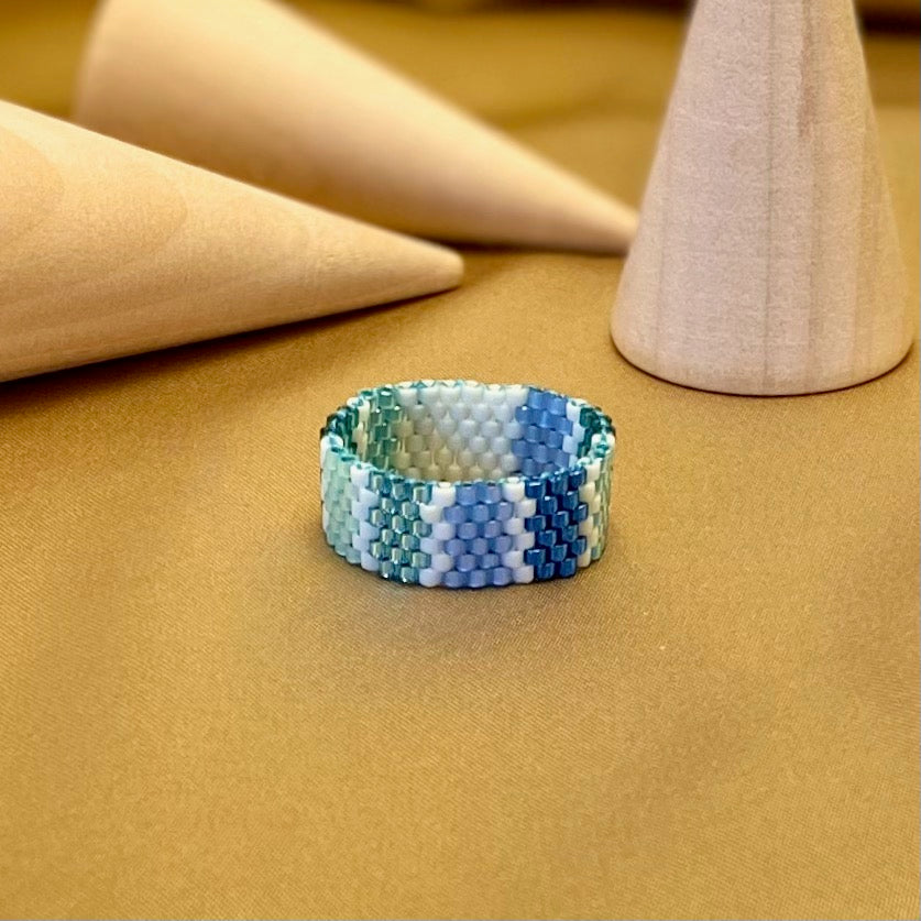 Anello Gaudì - verdeazzurro