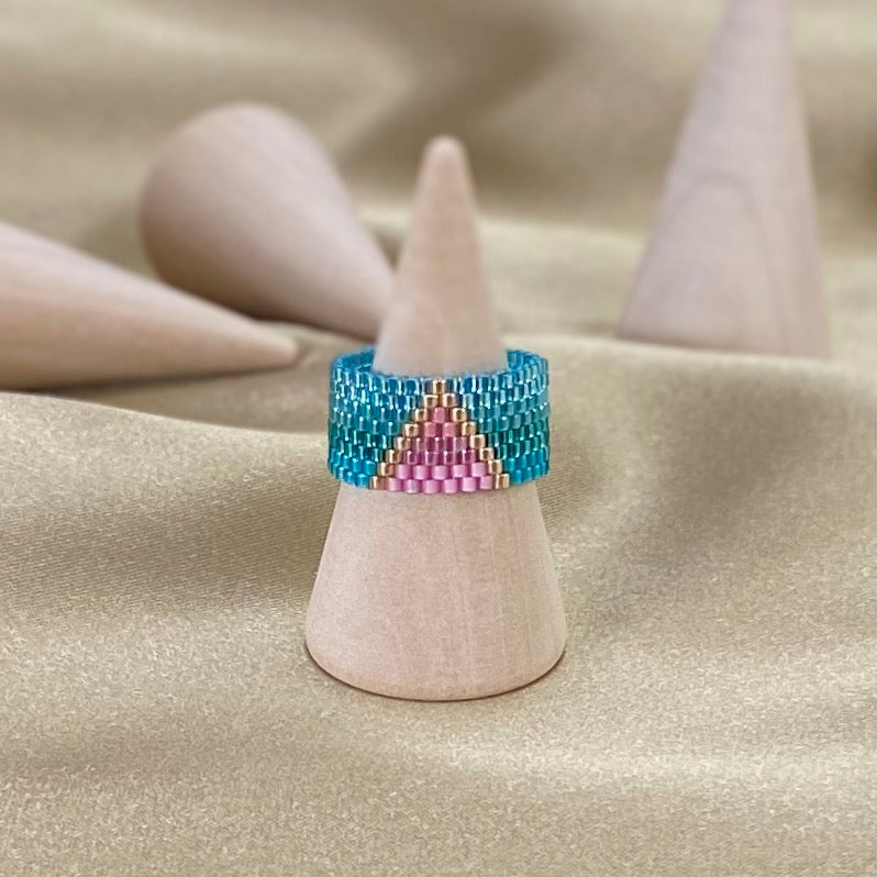 Anello Klee - triangolo doppio