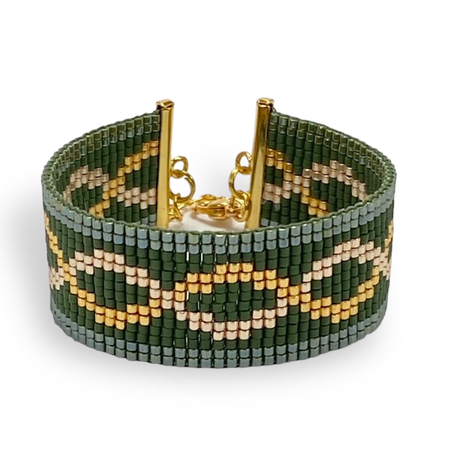 Intreccio - verde e oro