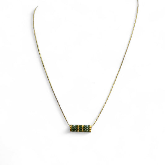 Girocollo Verde e oro